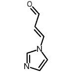 CAS 登录号：21431-75-4， (2E)-3-(1H-咪唑-1-基)丙烯醛