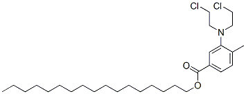 CAS#: 21447-82-5, 3-[Bis(2-Chloroethyl)Amino]-p-Toluic Acid Heptadecyl Ester
