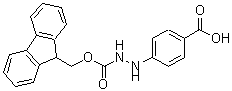 CAS 登录号：214475-53-3， 4-{2-[(9H-芴-9-基甲氧基)羰基]肼基}苯甲酸