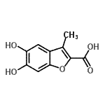 CAS 登录号：21452-90-4， 5,6-二羟基-3-甲基-1-苯并呋喃-2-羧酸