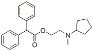 CAS 登录号:21461-65-4, 二苯基乙酸 2-(环戊基甲基氨基)乙基酯