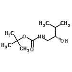 CAS#: 214679-15-9, 2-Methyl-2-Propanyl [(2S)-2-Hydroxy-3-Methylbutyl]Carbamate