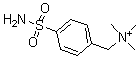 CAS 登录号：21481-58-3， 4-(氨基磺酰基)-N,N,N-三甲基-苯甲铵