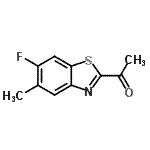 CAS 登录号：214854-88-3， 1-(6-氟-5-甲基-1,3-苯并噻唑-2-基)乙酮