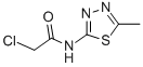CAS 登录号：21521-87-9， 2-氯-N-(5-甲基-1,3,4-噻二唑-2-基)乙酰胺