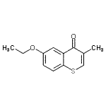 CAS 登录号：215229-30-4， 6-乙氧基-3-甲基-4H-苯并噻喃-4-酮