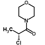 CAS 登录号：215299-59-5， (2R)-2-氯-1-(4-吗啉基)-1-丙酮