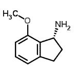 CAS 登录号：215362-48-4， (1R)-7-甲氧基-1-茚满胺