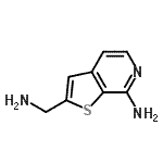 CAS 登录号：215454-74-3， 2-(氨基甲基)噻吩并[2,3-c]吡啶-7-胺