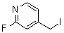 CAS 登录号：215674-15-0， 2-氟-4-(碘甲基)吡啶