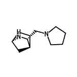 CAS 登录号：215674-22-9， (1R,3S,4S)-3-(1-吡咯烷基甲基)-2-氮杂双环[2.2.1]庚烷
