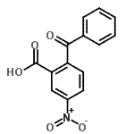 CAS 登录号：2159-46-8， 2-苯甲酰基-5-硝基苯甲酸