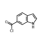 CAS 登录号：215941-02-9， 1H-吲哚-6-甲酰氯