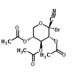 CAS#: 215942-92-0, [(3R,4S,5R,6R)-4,5-Diacetoxy-6-Bromo-6-Cyano-Tetrahydropyran-3-Yl] Acetate
