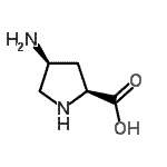 CAS 登录号：21618-64-4， (4S)-4-氨基-L-脯氨酸