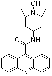 CAS 登录号:216393-51-0, N-(1-羟基-2,2,6,6-四甲基-4-哌啶基)-9-吖啶甲酰胺