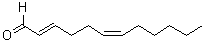 CAS 登录号：21662-13-5， (E,Z)-2,6-十二碳二烯-1-醛