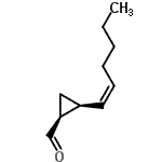 CAS 登录号：216862-78-1， (1S,2S)-2-[(Z)-己-1-烯基]环丙烷-1-甲醛