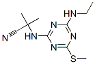 CAS 登录号：21689-84-9， 2-[(4-乙基氨基-6-甲硫基-1,3,5-三嗪-2-基)氨基]-2-甲基-丙腈