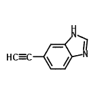 CAS 登录号：216970-36-4， 5-乙炔基-1H-苯并咪唑