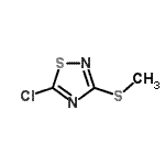 CAS 登录号：21735-15-9， 5-氯-3-(甲硫基)-1,2,4-噻二唑
