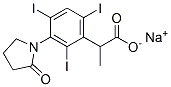 CAS#: 21762-08-3, 2-[3-(2-Oxo-1-Pyrrolidinyl)-2,4,6-Triiodophenyl]Propionic Acid Sodium Salt