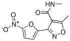 CAS 登录号:21787-34-8, N,5-二甲基-3-(5-硝基-2-呋喃基)-4-异恶唑甲酰胺
