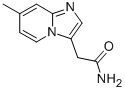 CAS 登录号：21801-85-4， 7-甲基-咪唑并(1,2-a)吡啶-3-乙酰胺
