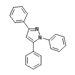 CAS 登录号：2183-27-9， 1,3,5-三苯基-1H-吡唑