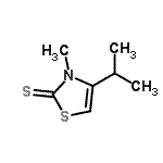 CAS 登录号：21857-28-3， 4-异丙基-3-甲基-1,3-噻唑-2(3H)-硫酮