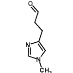 CAS 登录号：218595-14-3， 3-(1-甲基-1H-咪唑-4-基)丙醛