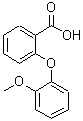 CAS 登录号：21905-73-7， 2-(2-甲氧基苯氧基)苯甲酸
