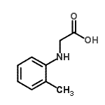 CAS 登录号：21911-61-5， N-(2-甲基苯基)甘氨酸