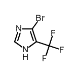 CAS 登录号：219534-99-3， 4-溴-5-(三氟甲基)-1H-咪唑
