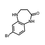 CAS 登录号：219686-43-8， 7-溴-1,3,4,5-四氢-2H-1,5-苯并二氮杂卓-2-酮