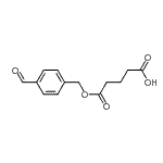 CAS 登录号：219828-42-9， 5-[(4-甲酰基苄基)氧基]-5-氧代戊酸