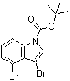 CAS 登录号：219943-38-1， 3,4-二溴-1H-吲哚-1-羧酸叔丁酯