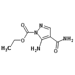 CAS 登录号：220131-62-4， 乙基5-氨基-4-氨基甲酰-1H-吡唑-1-羧酸酯