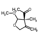 CAS 登录号：220350-85-6， 1-[(3S)-2-甲氧基-3-甲基-4-亚甲基四氢-3-呋喃基]乙酮