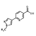 CAS 登录号：220461-82-5， 6-(1-甲基-1H-吡唑-4-基)烟酸