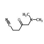 CAS 登录号：220494-82-6， 5-(二甲基氨基)-4-氧代戊腈
