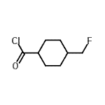 CAS 登录号：220573-28-4， 4-(氟甲基)环己烷羰基氯化物