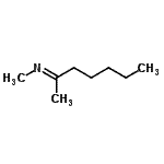 CAS 登录号：22058-71-5， (2E)-N-甲基-2-庚烷亚胺