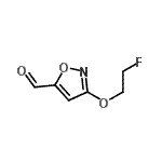 CAS 登录号：220780-49-4， 3-(2-氟乙氧基)-1,2-恶唑-5-甲醛