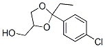 CAS#: 2208-27-7, [2-(4-Chlorophenyl)-2-Ethyl-1,3-Dioxolan-4-Yl]Methanol