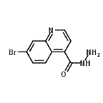 CAS 登录号：220844-66-6， 7-溴-4-喹啉甲酰肼