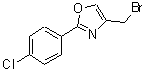 CAS#: 22087-23-6, 4-(Bromomethyl)-2-(4-Chlorophenyl)-1,3-Oxazole