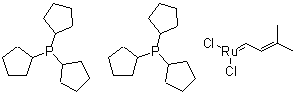 CAS 登录号:220883-08-9, 二氯(3-甲基-2-丁烯-1-亚基)二(三环戊基膦)-钌