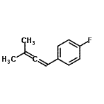 CAS 登录号：221312-23-8， 1-氟-4-(3-甲基-1,2-丁二烯-1-基)苯