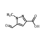 CAS 登录号：221323-55-3， 5-甲酰基-1-甲基-1H-吡唑-3-羧酸